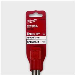 MILWAUKEE 48-62-4094 SDS MAX Clay Spade Chisel 4 1/4